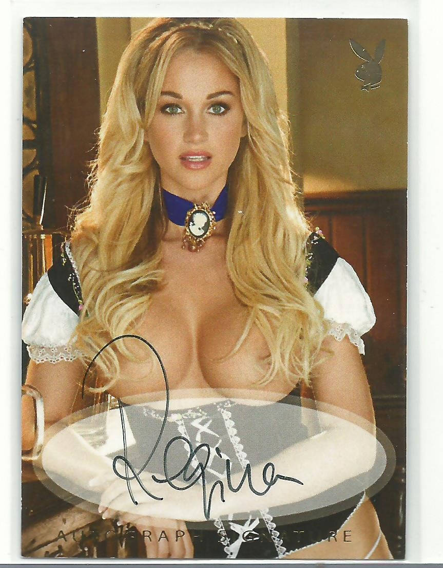 Playboy Too Hot To Handle Regina Deutinger Autograph Card RD1