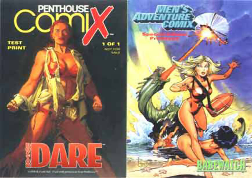 Hot Shots - Penthouse Comix - Doctor Dare / Babewatch promo