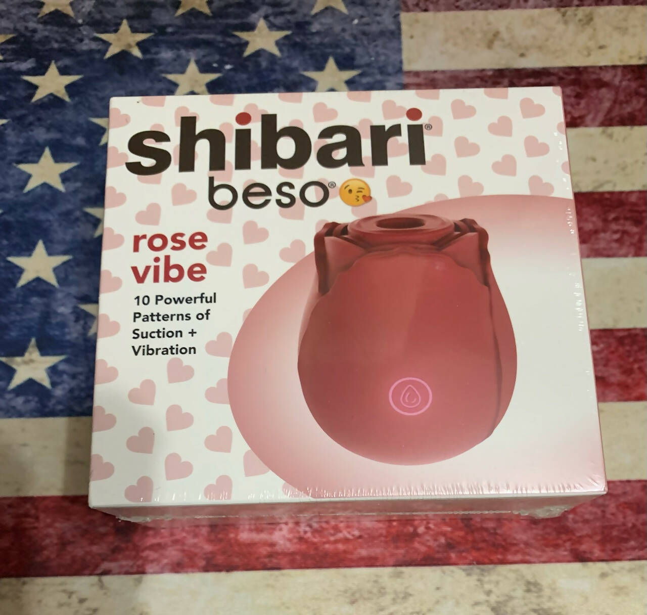 Shibari Beso Rose Suction Clitoral Vibrator Pink Or Purple Usb R