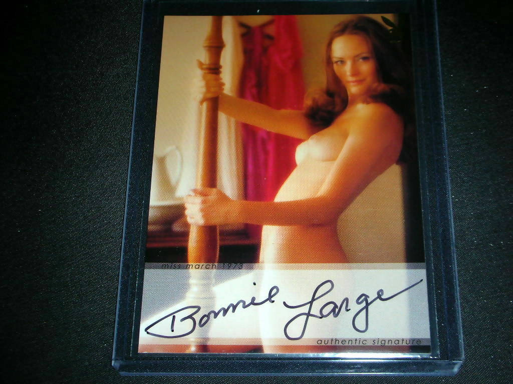 Playboy Wet & Wild 3 Bonnie Large Auto Card