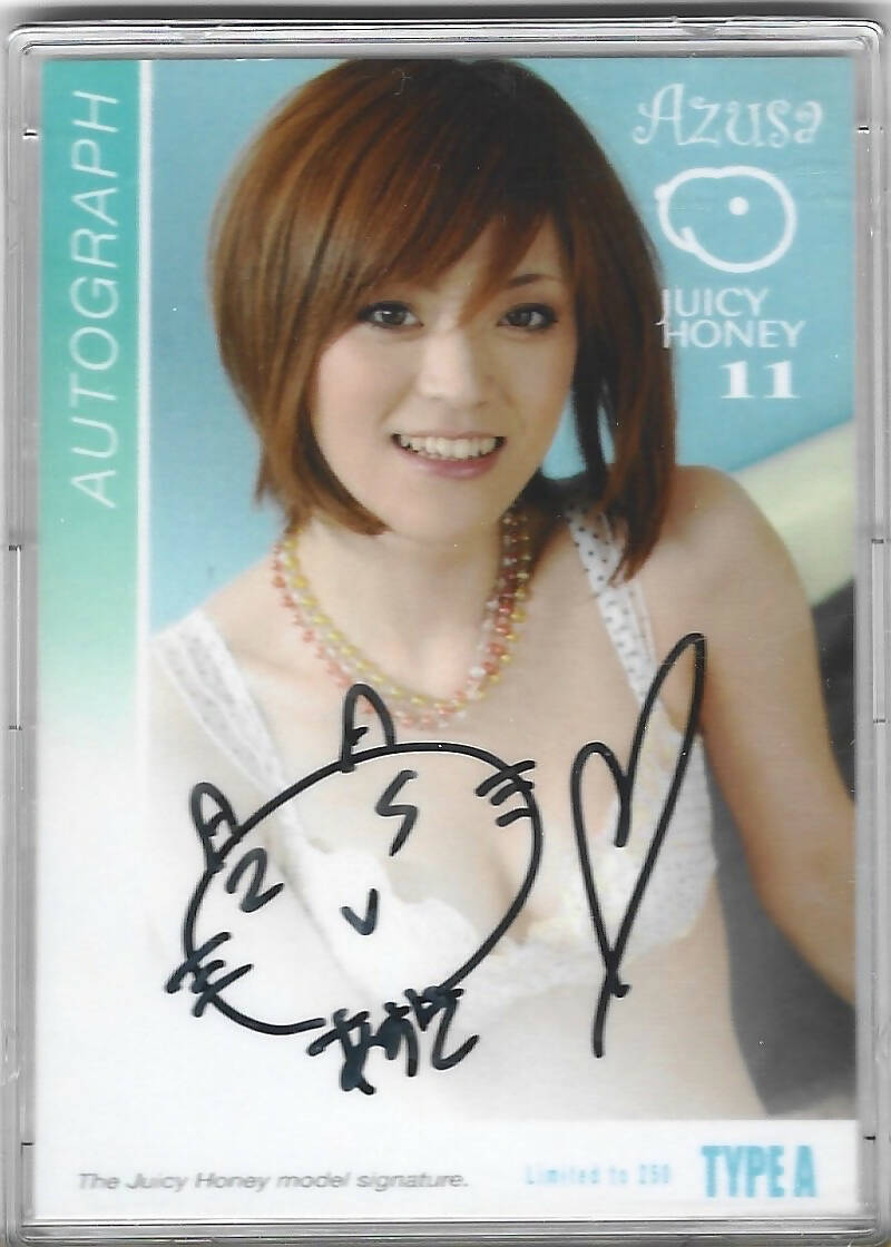 2009 Juicy Honey 11 Azusa Itagaaki Autograph Type A # Aa 1/3 S/N 245/300