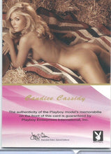 Load image into Gallery viewer, Playboy Centerfold Update 6 Candice Cassidy Memorabilia Card
