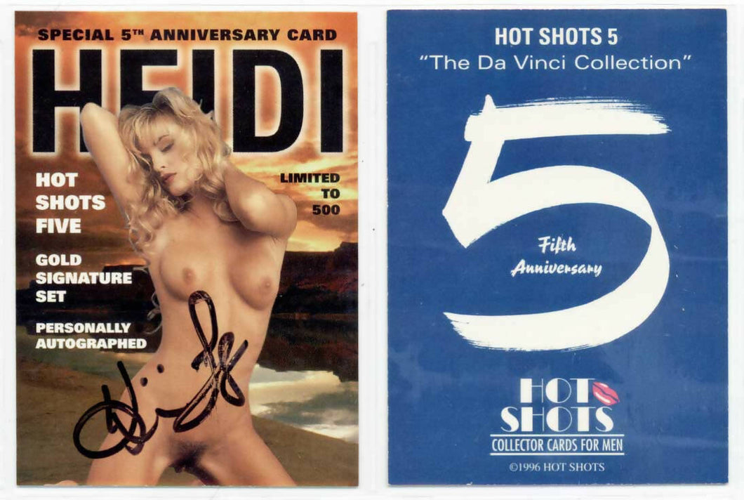 Hot Shots - series 5 - Heidi Lynne Auto card