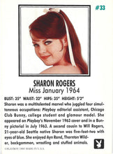 Load image into Gallery viewer, Playboy January Edition Sharon Rogers Card #33
