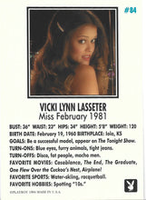 Load image into Gallery viewer, Playboy February Edition Vicki Lasseter Card #84
