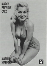 Load image into Gallery viewer, Playboy February Edition March Preview Marian Stafford Card #6PR
