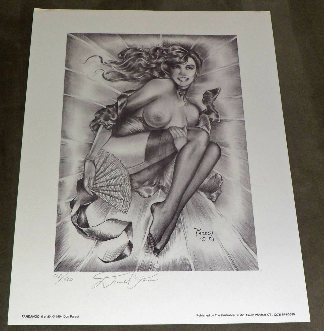 Fandango art print - By Don Paresi - signed & numbered 112/500 - 11