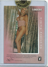 Load image into Gallery viewer, Playboy Lingerie 100th Courtney Culkin Autograph Card
