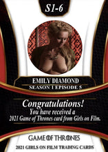 Load image into Gallery viewer, 2021 GOF Game of Thrones Season 1 Emily Diamond Nude Card
