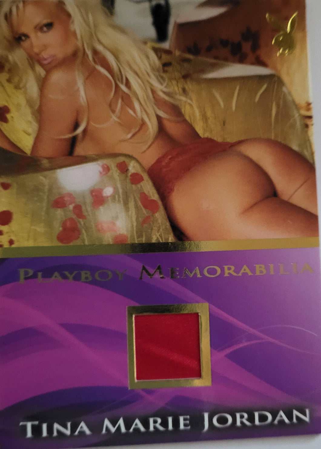 PLAYBOY'S SEXY and SASSY GOLD MEMORABILIA TINA MARIE JORDAN
