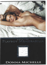 Load image into Gallery viewer, Playboy&#39;s Bare Assets Donna Michelle Platinum Foil Archived Memorabilia Card
