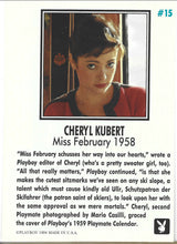 Load image into Gallery viewer, Playboy February Edition Cheryl Kubert Card #15
