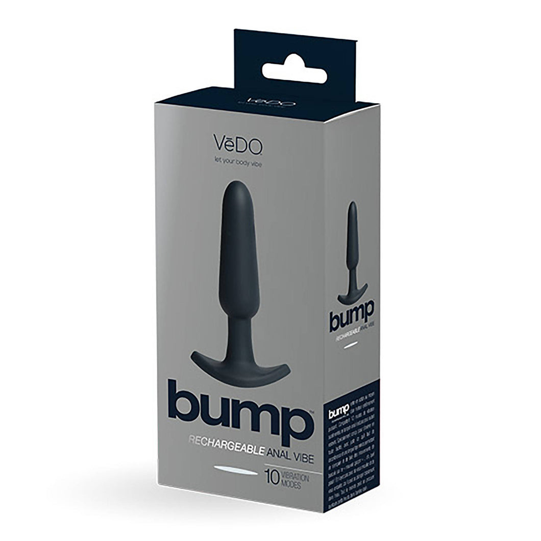 VeDO BUMP Rechargeable Anal Vibe (Just Black)