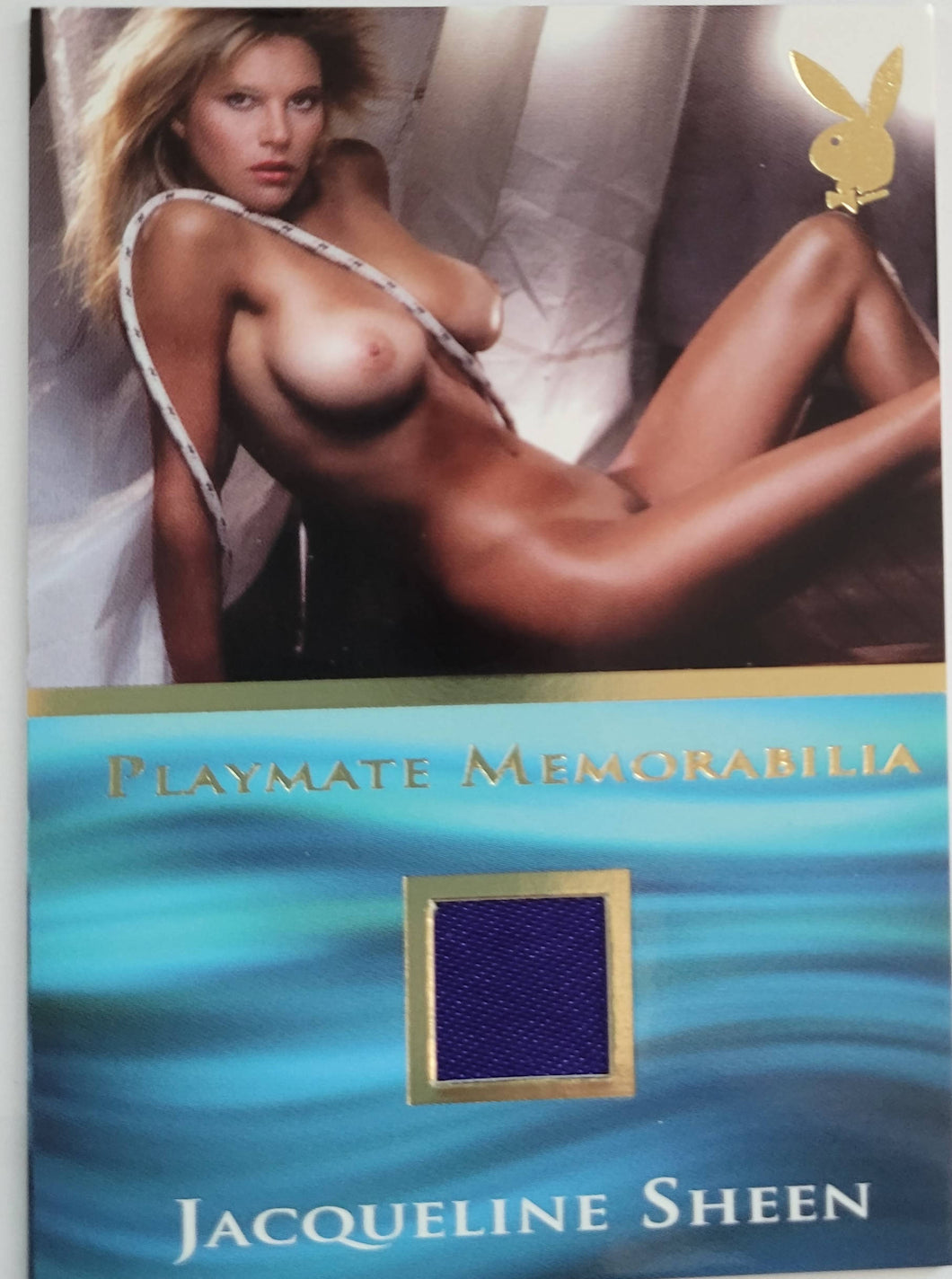 PLAYBOY'S BAREFOOT BEAUTIES GOLD MEMORABILIA JACQUELINE SHEEN