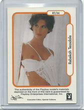 Load image into Gallery viewer, Playboy Natural Beauties Rebekah Teasdale Worn Material Card
